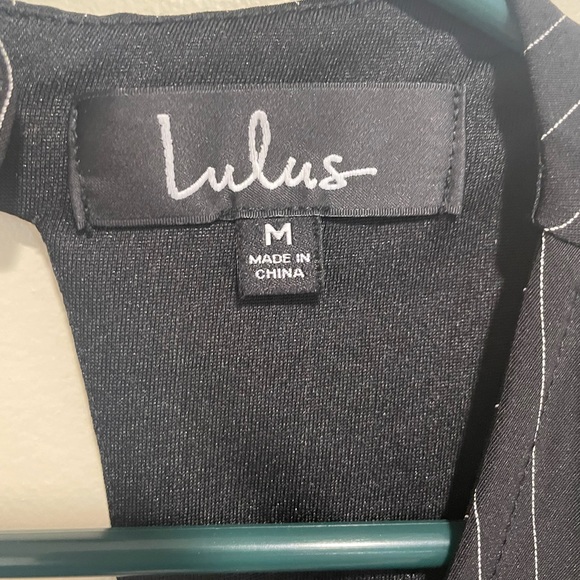 Lulu’s Black and White Striped Top - Picture 4 of 4